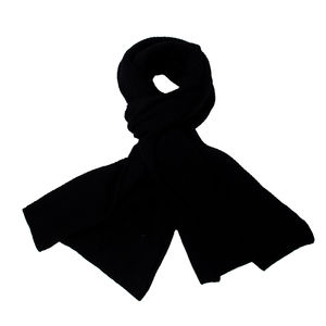 INVERNI BLACK KNIT SCARF | MENS SIZE 200CM